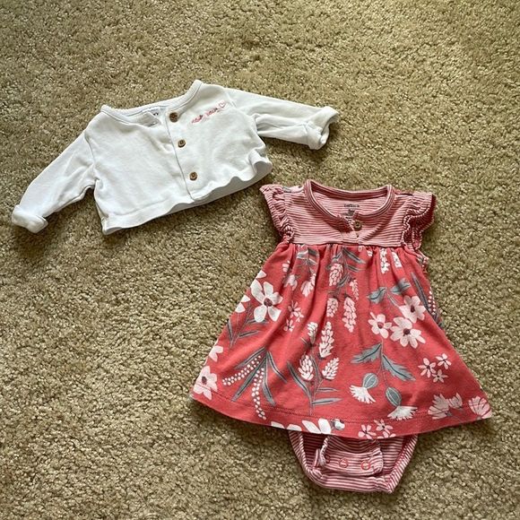 Carter's Other - Baby Dress with Matching Cardigan